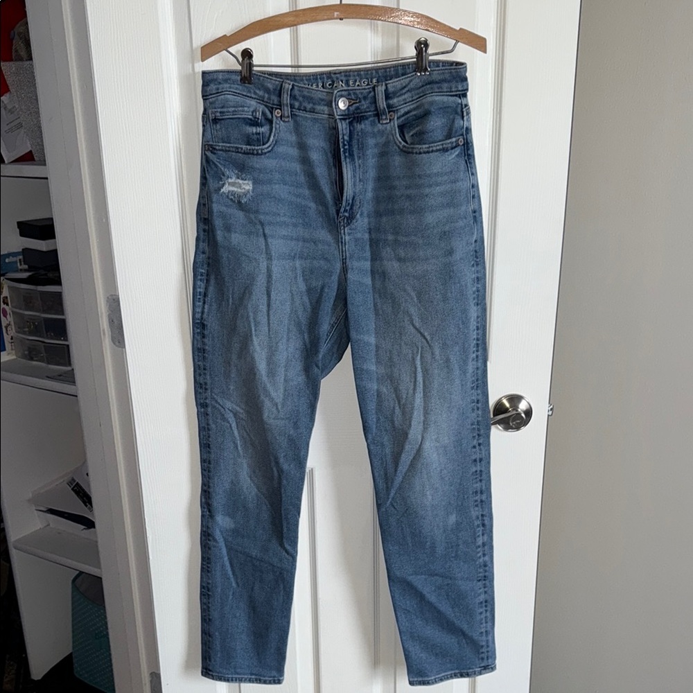 American Eagle Outfitters Blue Straight Leg Jeans